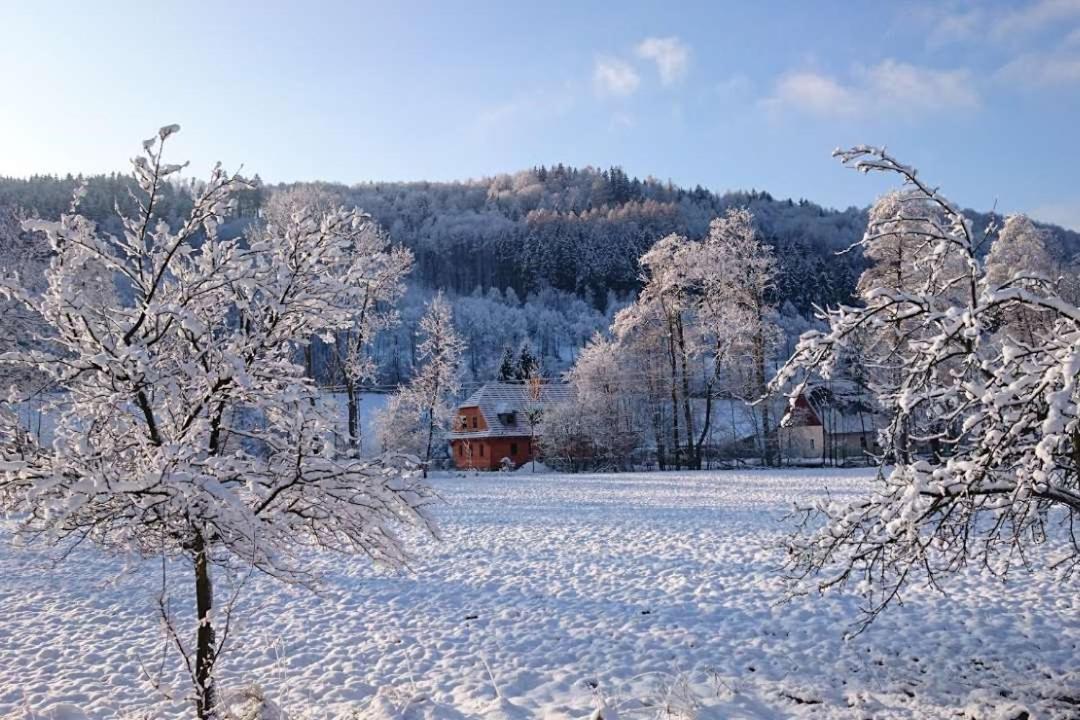 Вилла Roubenka Pod Capim Vrchem Велке Лосины Экстерьер фото